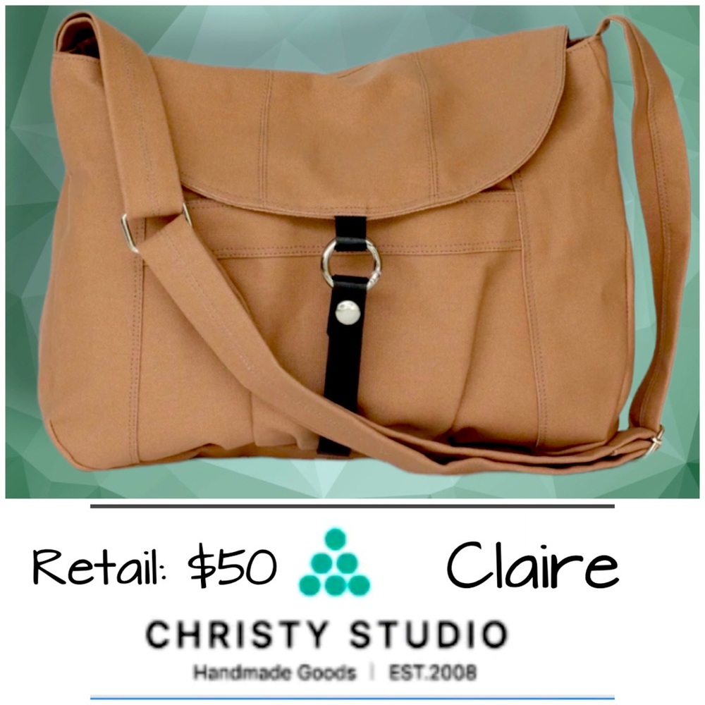Christy Studio Handmade Messenger Bag
